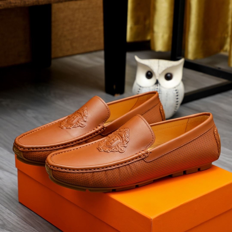 H**mes leather shoes